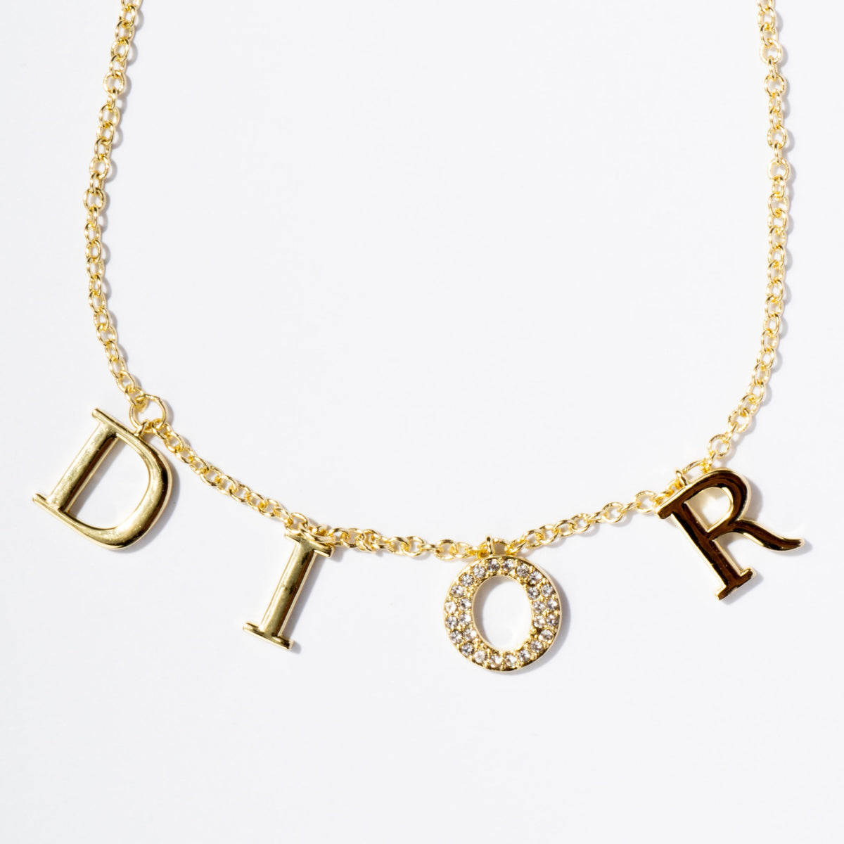 Exclusive Gold DR Necklace