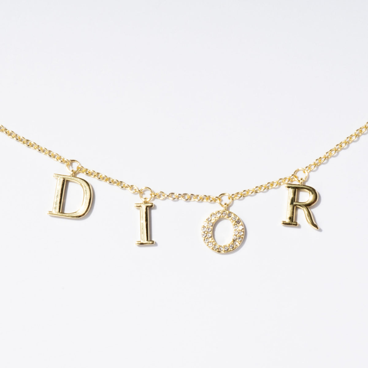 Exclusive Gold DR Necklace